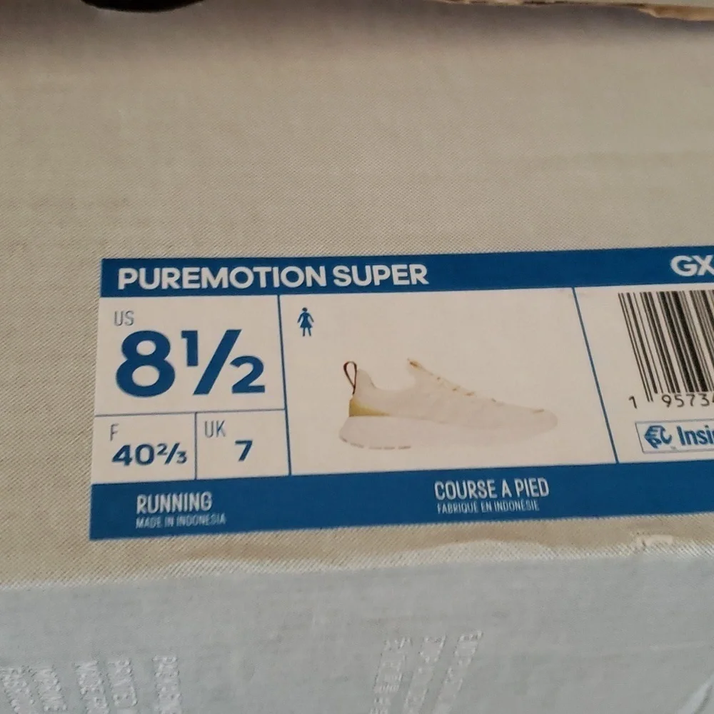 New Adidas Puremotion Super White Running Sneakers‎